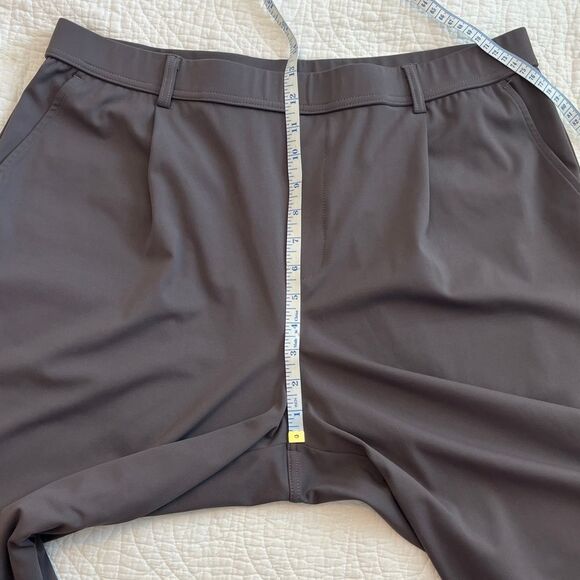 Halara Flex DayStretch High Waisted Pocket Straight Leg Work Pant Gray XL Petite - Picture 11 of 12